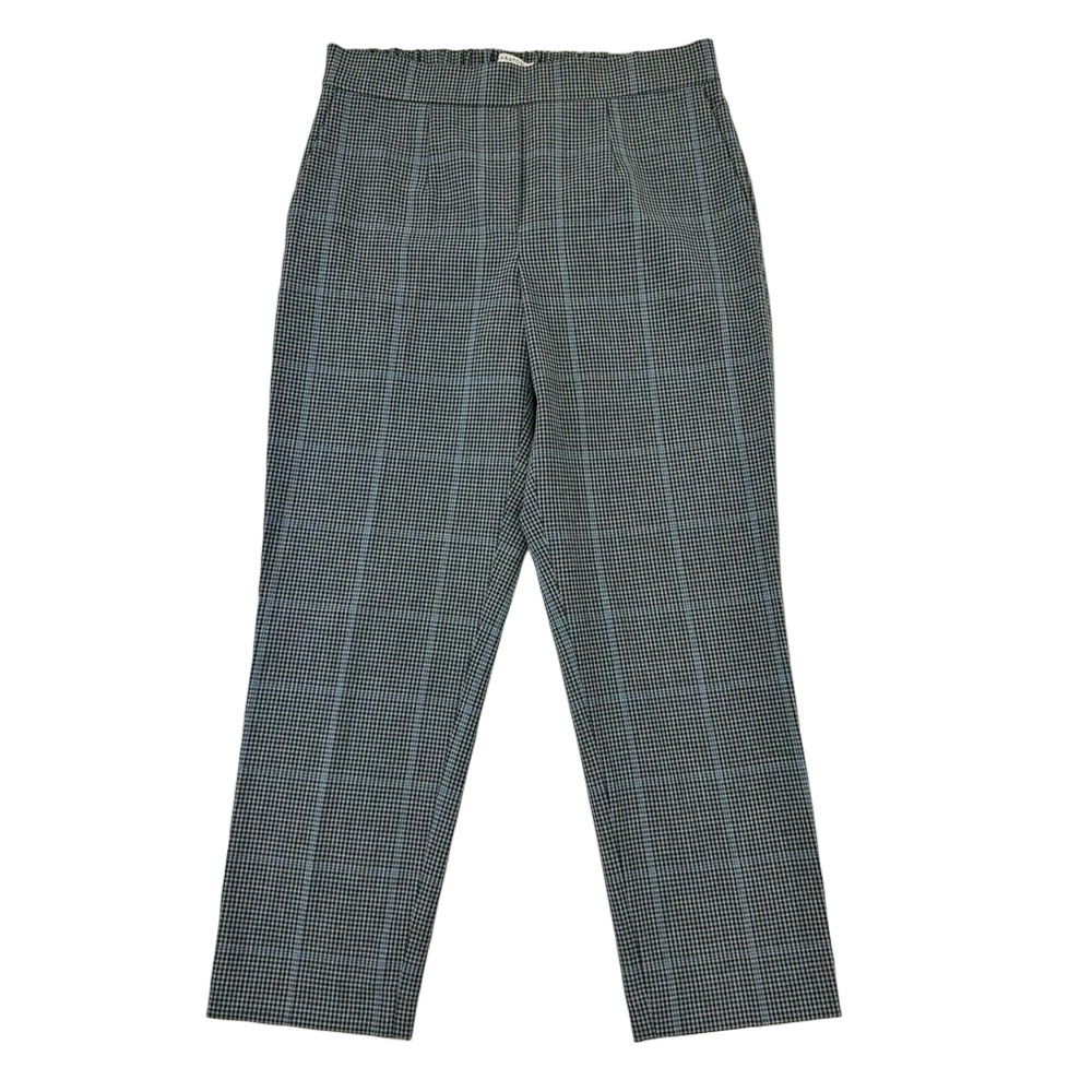 Aritzia Babaton check pull on pant Size 6 Career Office Classiccore washable